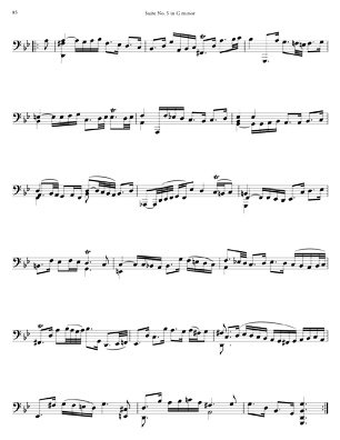 Bach Cello Suites for 8 string Guitar