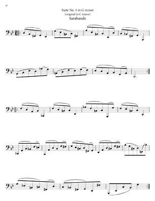 Bach Cello Suites for 8 string Guitar