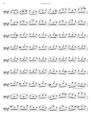 Bach Cello Suites for 8 string Guitar