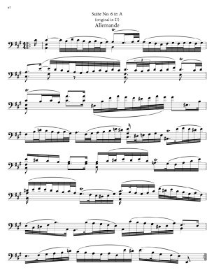 Bach Cello Suites for 8 string Guitar