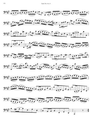 Bach Cello Suites for 8 string Guitar