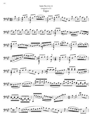 Bach Cello Suites for 8 string Guitar