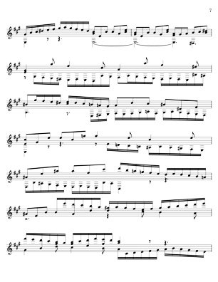 Bach Three Part Inventions for 7 String Guitar
