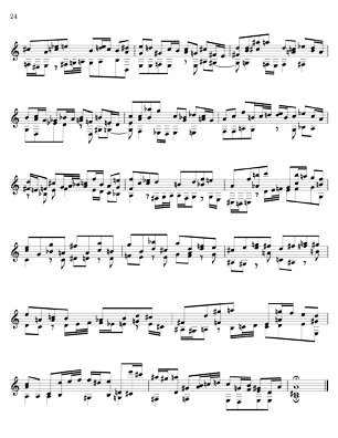 Bach Three Part Inventions for 7 String Guitar
