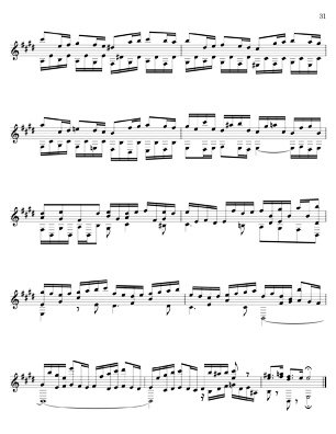 Bach Three Part Inventions for 7 String Guitar
