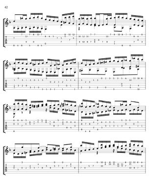 Bach Three Part Inventions for 7 String Guitar