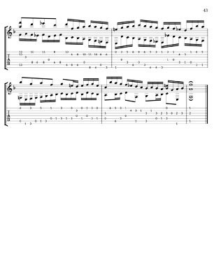 Bach Three Part Inventions for 7 String Guitar
