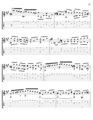 Bach Three Part Inventions for 7 String Guitar
