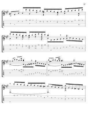 Bach Three Part Inventions for 7 String Guitar