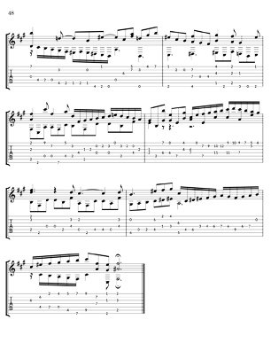 Bach Three Part Inventions for 7 String Guitar