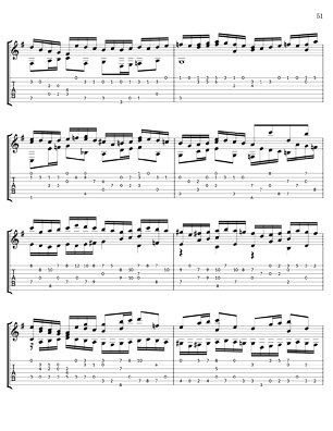 Bach Three Part Inventions for 7 String Guitar
