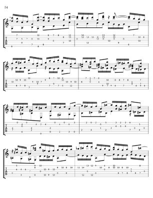 Bach Three Part Inventions for 7 String Guitar