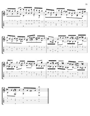 Bach Three Part Inventions for 7 String Guitar