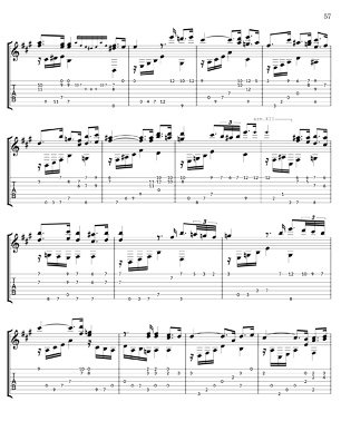 Bach Three Part Inventions for 7 String Guitar