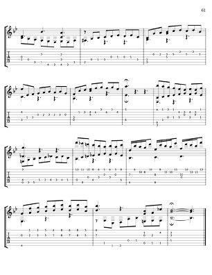 Bach Three Part Inventions for 7 String Guitar