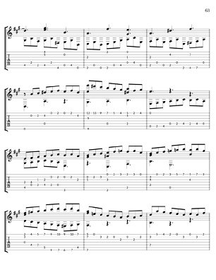 Bach Three Part Inventions for 7 String Guitar