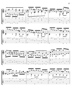 Bach Three Part Inventions for 7 String Guitar