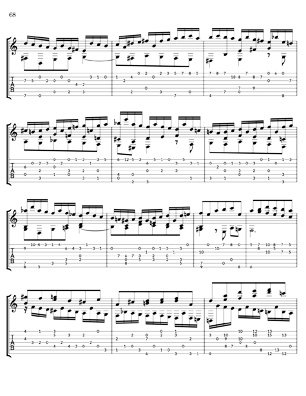Bach Three Part Inventions for 7 String Guitar