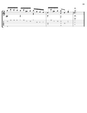 Bach Three Part Inventions for 7 String Guitar