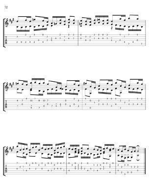 Bach Three Part Inventions for 7 String Guitar