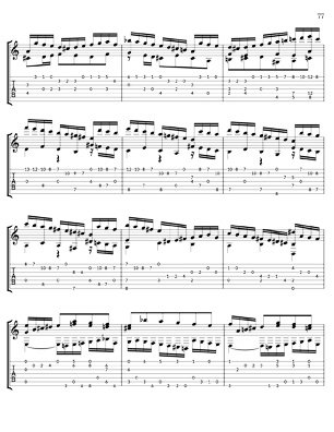 Bach Three Part Inventions for 7 String Guitar