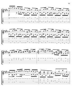 Bach Three Part Inventions for 7 String Guitar