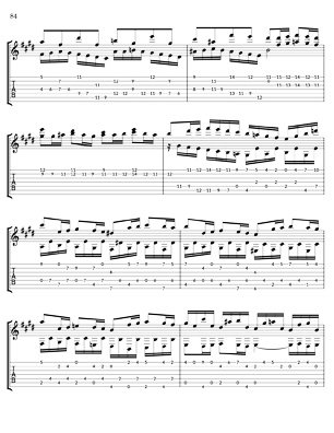 Bach Three Part Inventions for 7 String Guitar