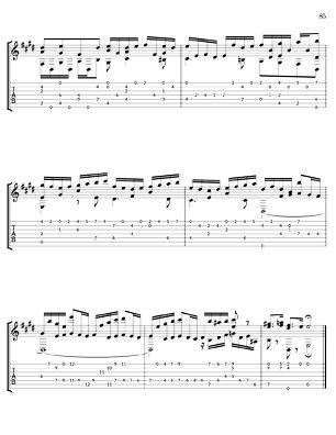 Bach Three Part Inventions for 7 String Guitar