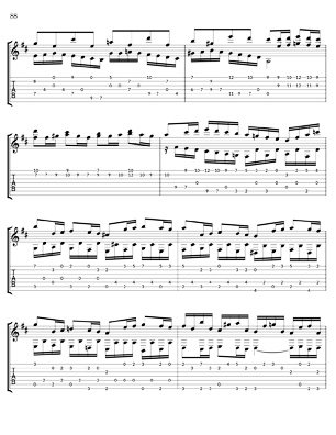 Bach Three Part Inventions for 7 String Guitar