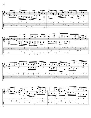 Bach Three Part Inventions for 7 String Guitar