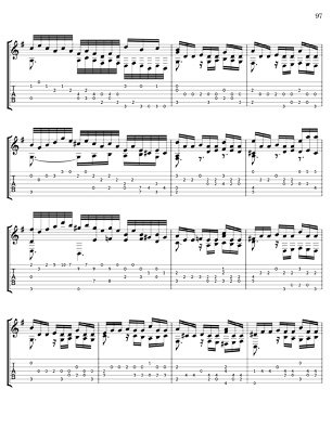 Bach Three Part Inventions for 7 String Guitar