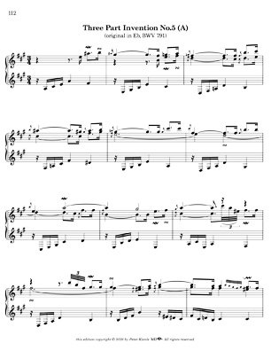 Bach Three Part Inventions for 7 String Guitar