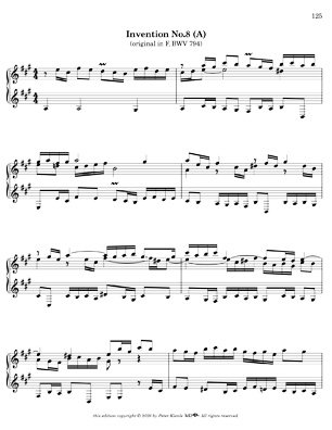 Bach Three Part Inventions for 7 String Guitar