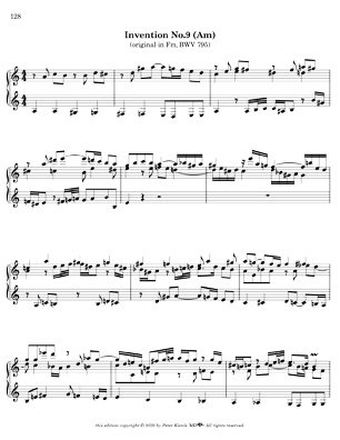 Bach Three Part Inventions for 7 String Guitar