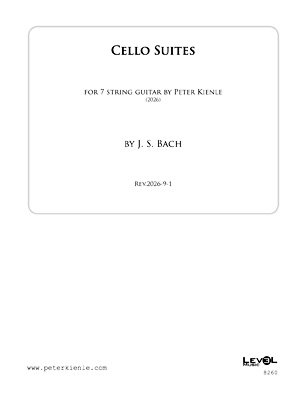 Bach Cello Suites For 7 String Guitar