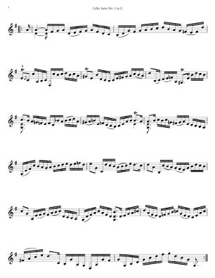 Bach Cello Suites For 7 String Guitar