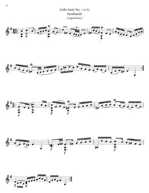 Bach Cello Suites For 7 String Guitar