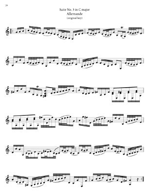 Bach Cello Suites For 7 String Guitar