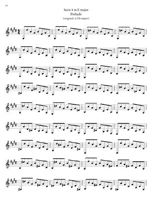 Bach Cello Suites For 7 String Guitar