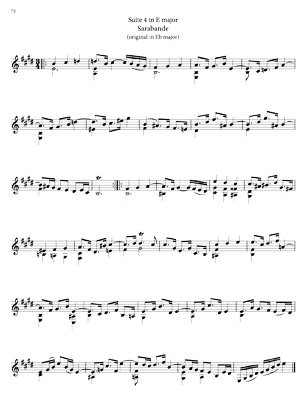 Bach Cello Suites For 7 String Guitar